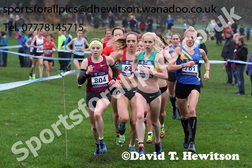 Senior women's European Cross Country Trials, Sefton Park, Liverpool. Photo: David T. Hewitson/Sports for All Pics